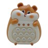 Электронная игра "Finger Press Pop-It Console: Хомяк" (коричневый)