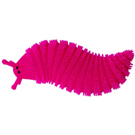 Световой силиконовый ежик Улитка 14 см (РОЗОВЫЙ)