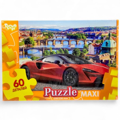 MAXI PUZZLE 60 "КРАСНЫЙ СПОРТКАР"