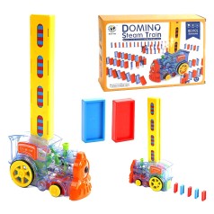 Поезд "Domino steam train" (подсветка, парогенератор, выкладывает домино)
