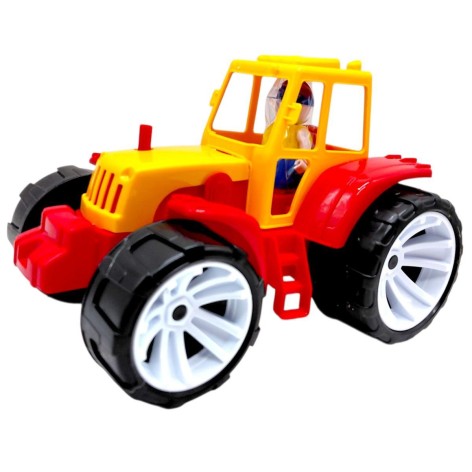 Трактор пластиковий  BAMS 007/6 (ЧЕРВОНИЙ/ЖОВТИЙ)