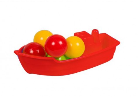 Човен з кульками (червона)