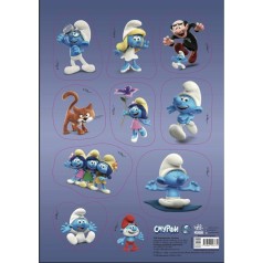 Набір наліпок "Смурфи. Стікер-пак. Шалені"