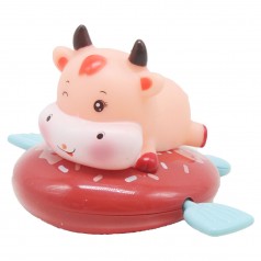 Игрушка для ванны "Коровка", розовая