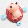 Іграшка для ванни "Корівка", рожева