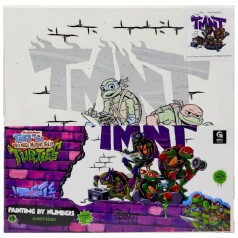 Картина по номерах 30х30 см "Черепашки Ніндзя: Завжди готові"