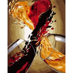 Картина по номерам "Праздничное настроение" 40x50 см