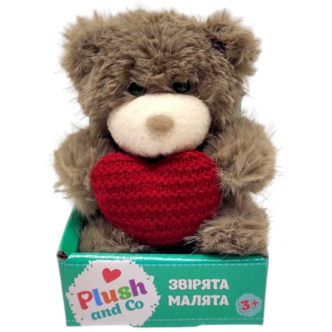 М'яка іграшка "Plush and Co. ВЕДМЕДИК" (КОРИЧНЕВИЙ) 12 см