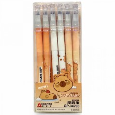 Ручка "Пиши-стирай" "CAPYBARA", синя (ціна за 1 шт)