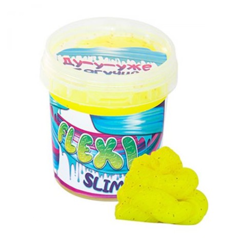 Слайм "Flexi Slime" 125 г, жёлтый