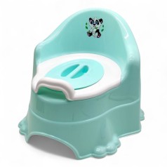 Горшок детский ПАНДА (БИРЮЗОВЫЙ)