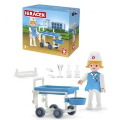 Іграшка IGRACEK Paramedic and accessories Медсестра з аксесуарами