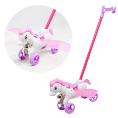 Каталка "Единорог" с подвижными крыльями (белый)