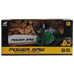 Бензопила на батарейках "Power Saw" (зеленая)