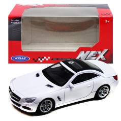 Машина металл 1:43 MERCEDES-BENZ белая