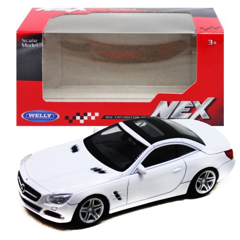 Машина металл 1:43 MERCEDES-BENZ белая