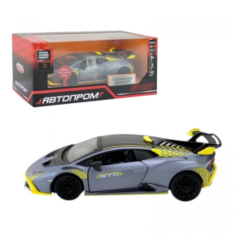Машина мет. 1:32 "Lamborghini STO", батар., свет, звук, откр.дверь, короб.18*9*8 см