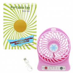 Вентилятор настольный "Portable fan" (розовый)