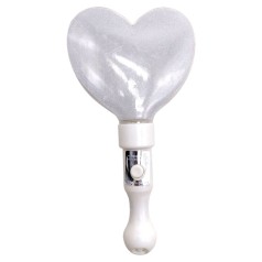 Игрушка со светом "СЕРДЦЕ" 21 СМ (БЕЛОЕ)