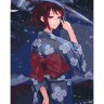 Картина за номерами (без підрамника) "Аніме. Mitsuha Miyamizu" 40х50 см