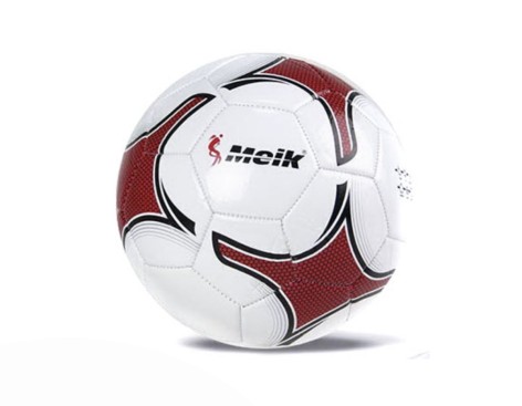 Мяч футбольный №5, PVC (БЕЛО-КРАСНЫЙ)