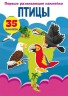 Книга "Первые развивающие наклейки. Птицы" рус