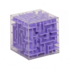 Кубик-лабіринт бузковий