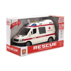 Инерционная интерактивная машинка "Скорая помощь"