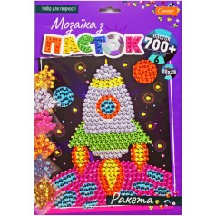 Мозаїка з паєток Ракета