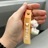 Брелок "Ведмедик Bearbrick" (блакитний)