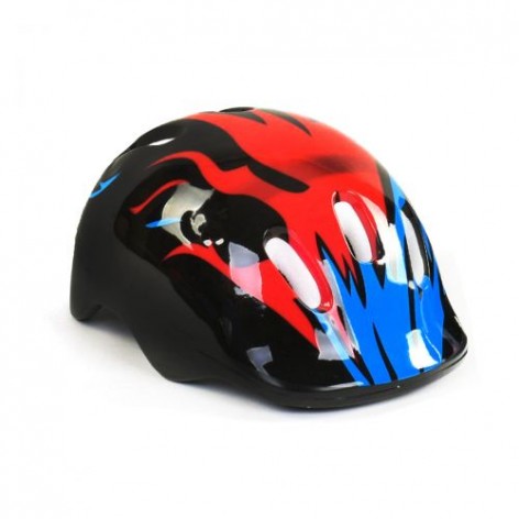 Шлем защитный, красно-синий