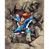 Набір для розпису по номерах WB "Superman: Крізь каміння" 40х50см