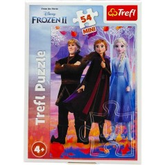 Пазлы "Холодное сердце 2, ЭЛЬЗА, АННА, КРИСТОФФ" 54 эл