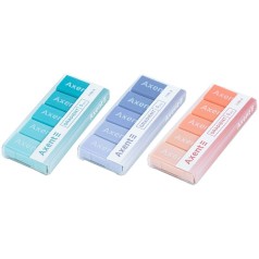 Набор ластиков Gradient в пластиковом боксе, 5 шт. ассорти цветов