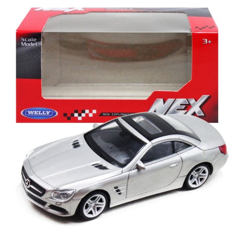 Машина металл 1:43 MERCEDES-BENZ серая
