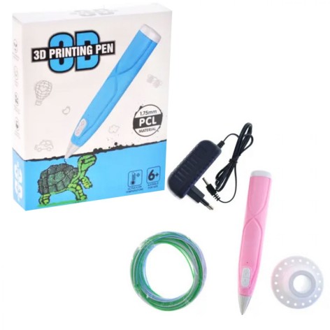 Набор "3D-ручка" в коробке (РОЗОВАЯ)