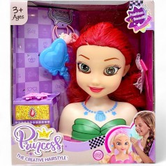 Манекен для причесок "Принцессы. Русалочка" (15 см)