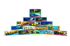 Пазли Водний світ, 105 елементів. 16 штук в блоці