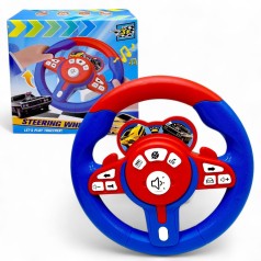 Руль музыкальный на батарейках (в коробке 22x9x22 см)