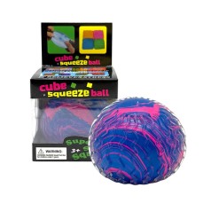 Сквиш антистресс "Шар мраморный" 6,5cm (фиолетовый)
