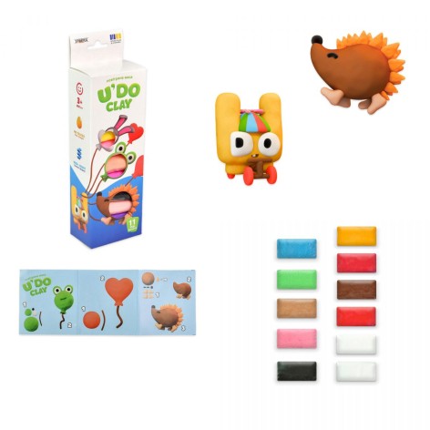 Набор для творчества UDO Clay 11 шт, брикет 10 г (ЖИВОТНЫЕ)