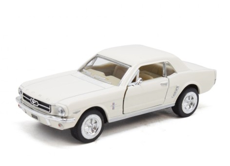 Машинка KINSMART "Ford Mustang 1964" (белая)