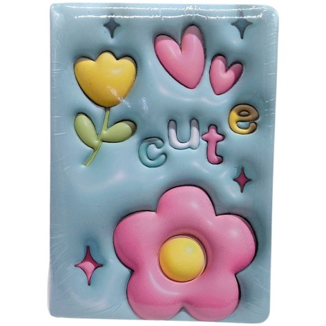 Блокнот 3D Цветы, формат а5 (МЯТНЫЙ)