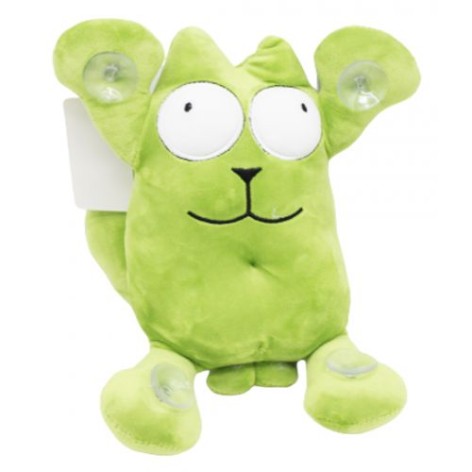 Іграшка на присосках "Кіт Саймон" зелений, висота - 34 см