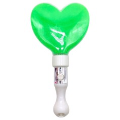 Игрушка со светом "СЕРДЦЕ" 21 СМ (ЗЕЛЕНОЕ)