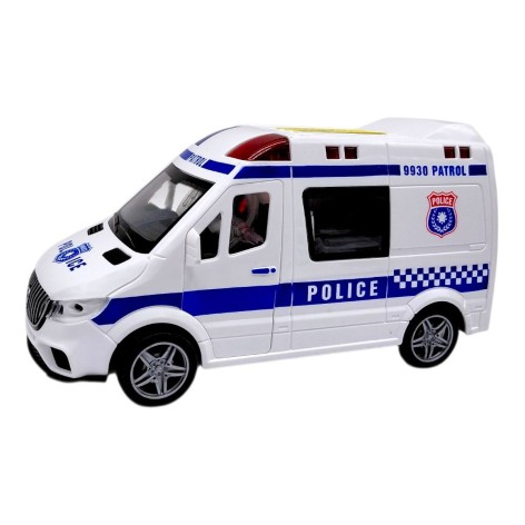 Машина инерционная озвучена, со светом (ПОЛИЦЕЙСКАЯ)