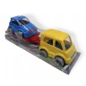 Набор авто Kid cars Sport (автобус желтый + синяя машинка)