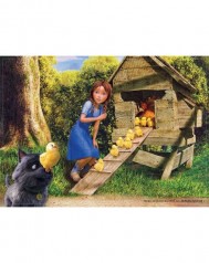 Пазлы "Дороти из страны Оз: цыплята", 60 элементов