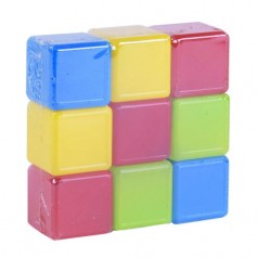 Кубики цветные (9 штук)