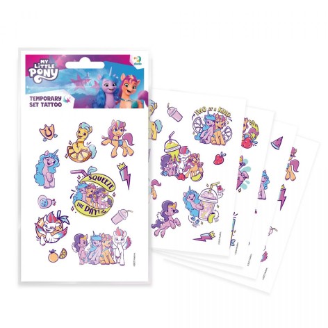 200438 Набір дитячих тимчасових татуювань «My Little Pony»